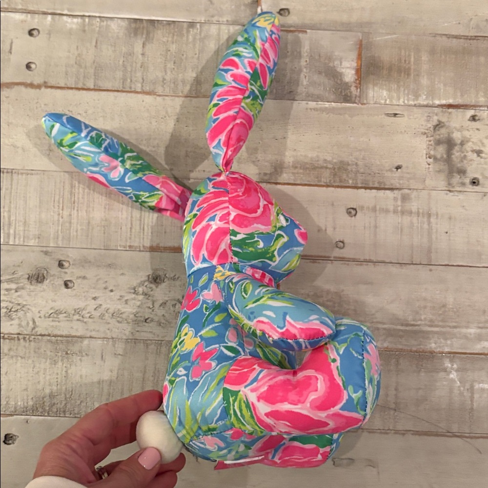 Lilly Pulitzer Zanzibar Floral Bunny Rabbit Stuffed Animal - Picture 5 of 8